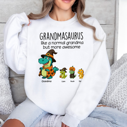 Saurus Pumkin Halloween Custom Nick Name, Gifts For Grandma And Kids