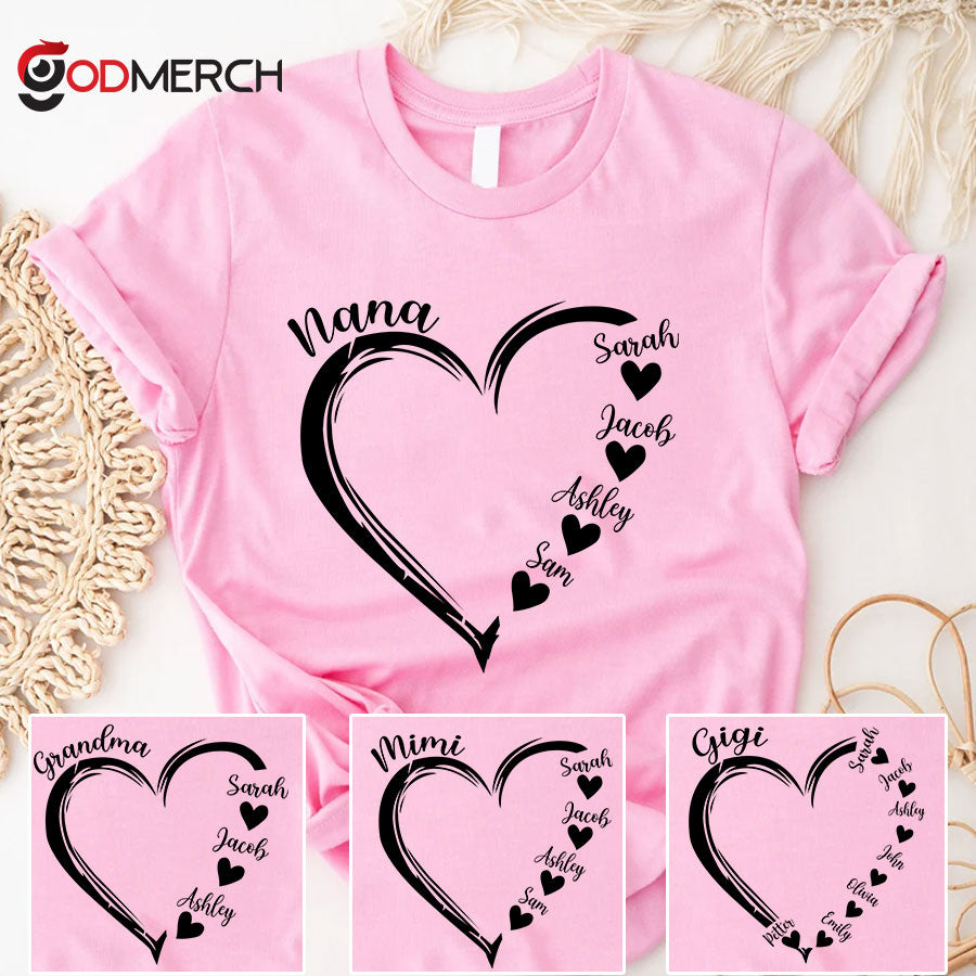Nana and Grandkids, Best Gifts For Mother's Day T-Shirt