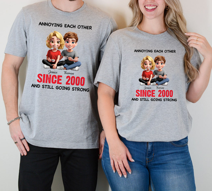Personalized Anniversary Wedding Gifts For Husband And Wife, Him And Her - Partners In Crime Since Forever