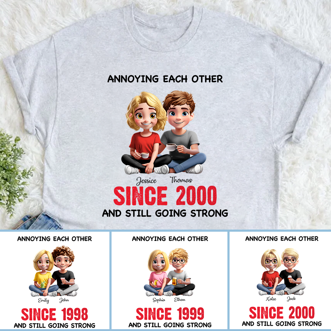 Personalized Anniversary Wedding Gifts For Husband And Wife, Him And Her - Partners In Crime Since Forever