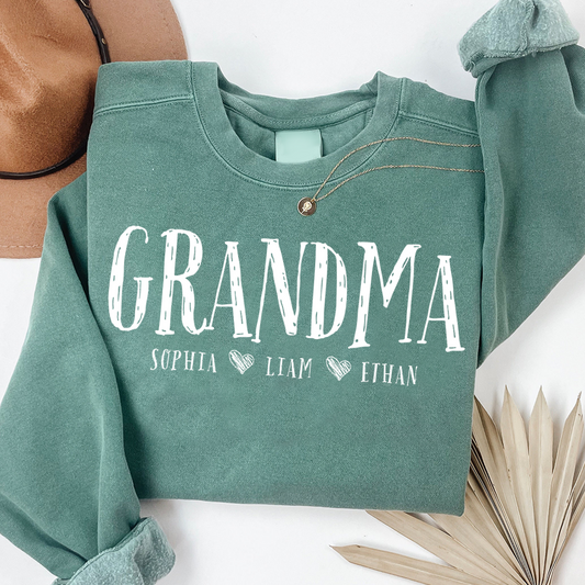 Personalized Nickname Grandma And Kids Names 2025