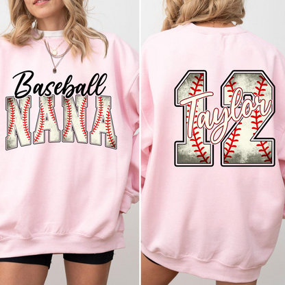 Personalized baseball Nana, Custom Baseball For Give Grandma And Kids
