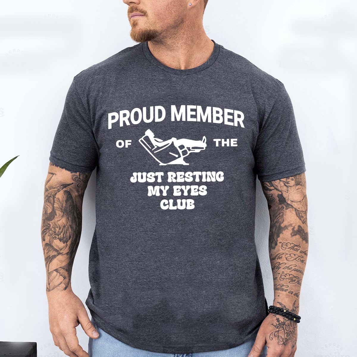 Proud Member Of The Just Resting My Eyes Club Shirt, Funny Relaxing Quote T Shirt For Men
