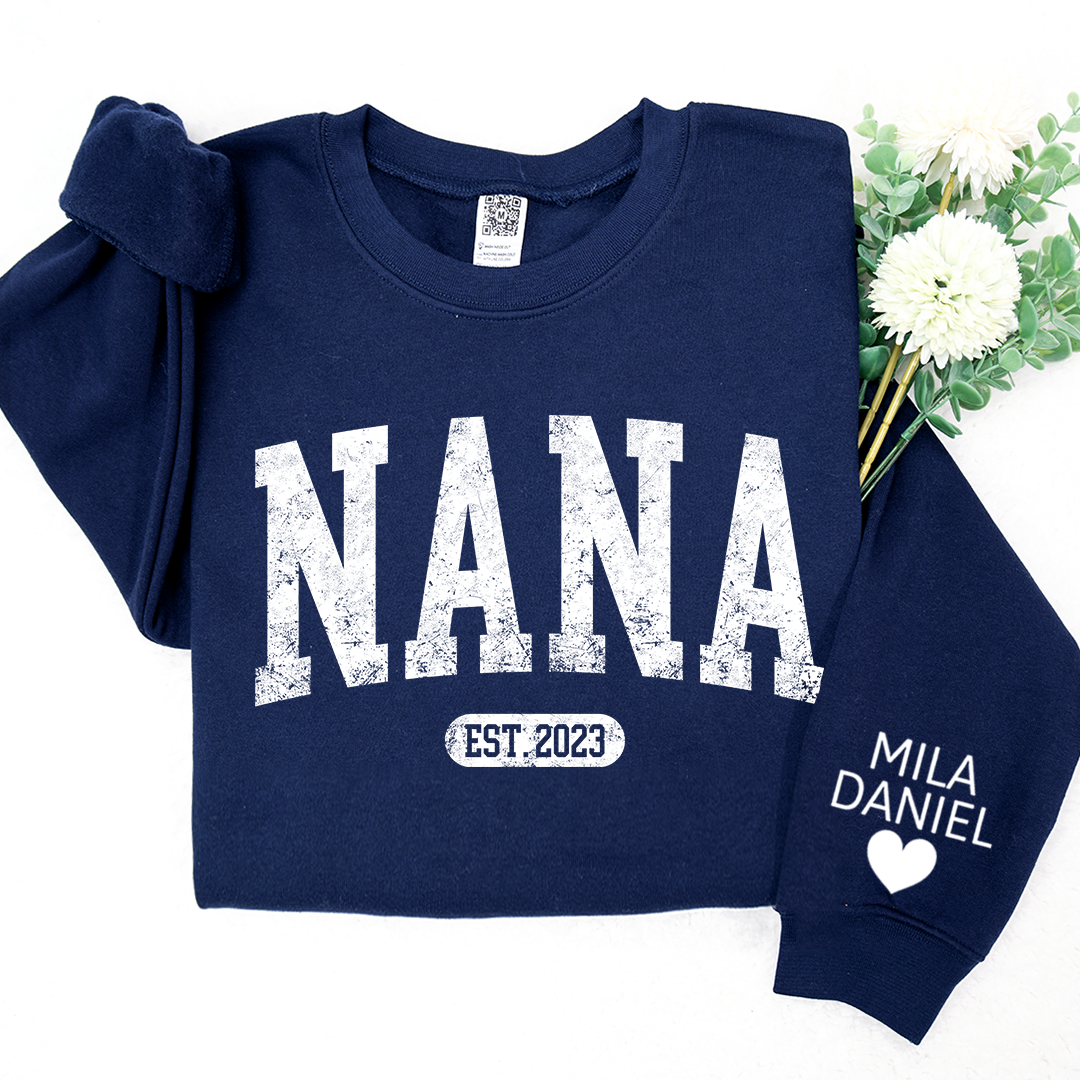 Personalize Nana, Mimi, Grandma And Kids CTH01 Sweatshirt