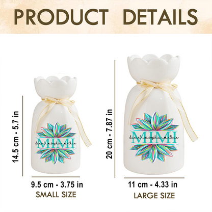 Custom Mimi Flower Vase, Personalized Floral Heart Design with Grandkids' Names, Ideal Gift for Mimi, Mother's Day, Birthday