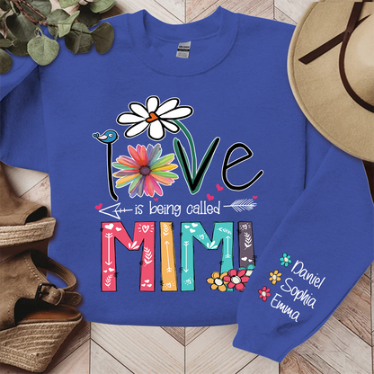 Love Is Being Called Mimi And Grandkids TH Sweatshirt
