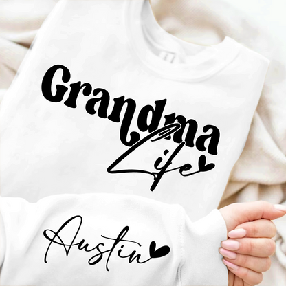 Custom Grandma Life And Heart Kid PLT01