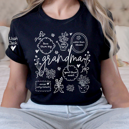 A Classic Floral Print T-shirt For Grandma, The Perfect Mother's Day Gift