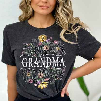 Wildflowers Sketch Grandma And Kids LTP01
