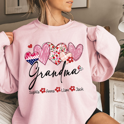 Valentine's Day Heart Grandma Life And Kids LTP01