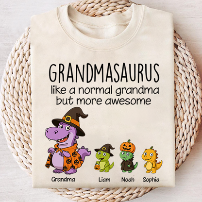 Saurus Pumkin Halloween Custom Nick Name, Gifts For Grandma And Kids