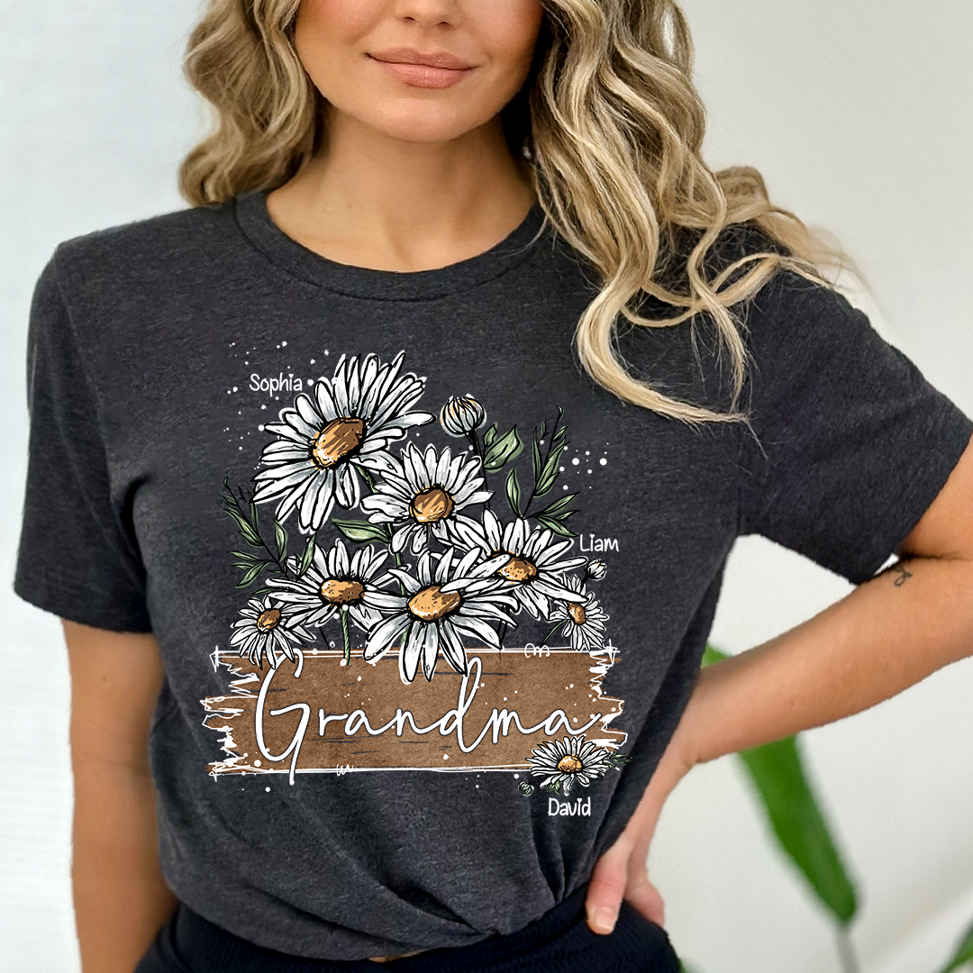 Daisy Wildflowers Grandma And Kids LTP01