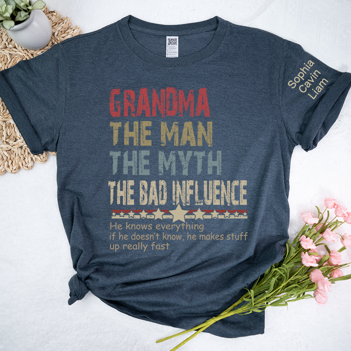 Custom Grandma Legend Influence T-Shirt