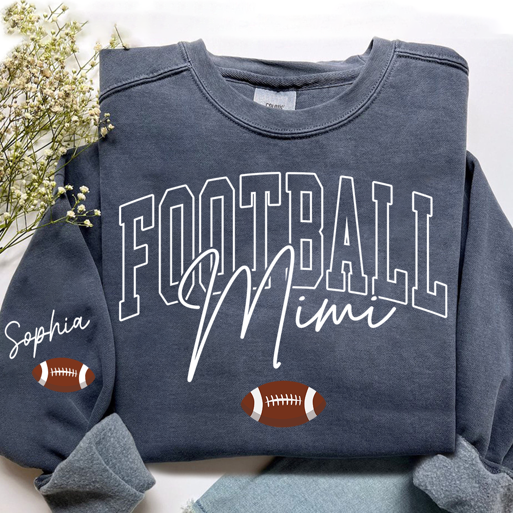Personalized Mimi Baseball Sweatshirt, Custom Gifts for Grandma and Grandchild