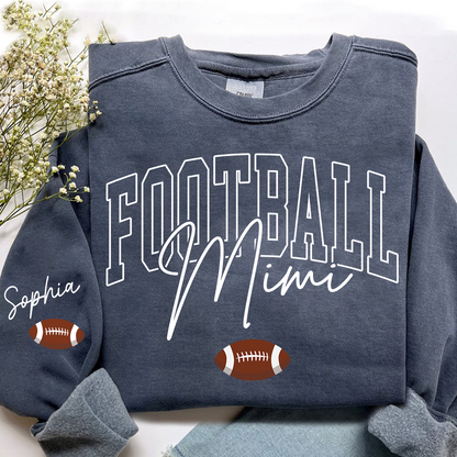 Personalized Mimi Baseball Sweatshirt, Custom Gifts for Grandma and Grandchild
