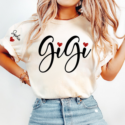 Gigi And Kids Custom T-Shirt 2025, Gift For Grandma