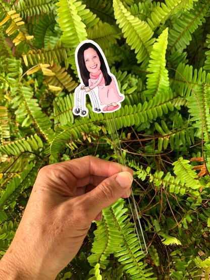 Funny Over the Hill drink stirrers personalized with face, stir sticks Custom Party Decorations, 40th, 50th swizzle sticks