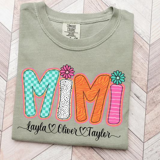 Comfort Colors® Mimi Summer With Grandkids 2025 Shirt