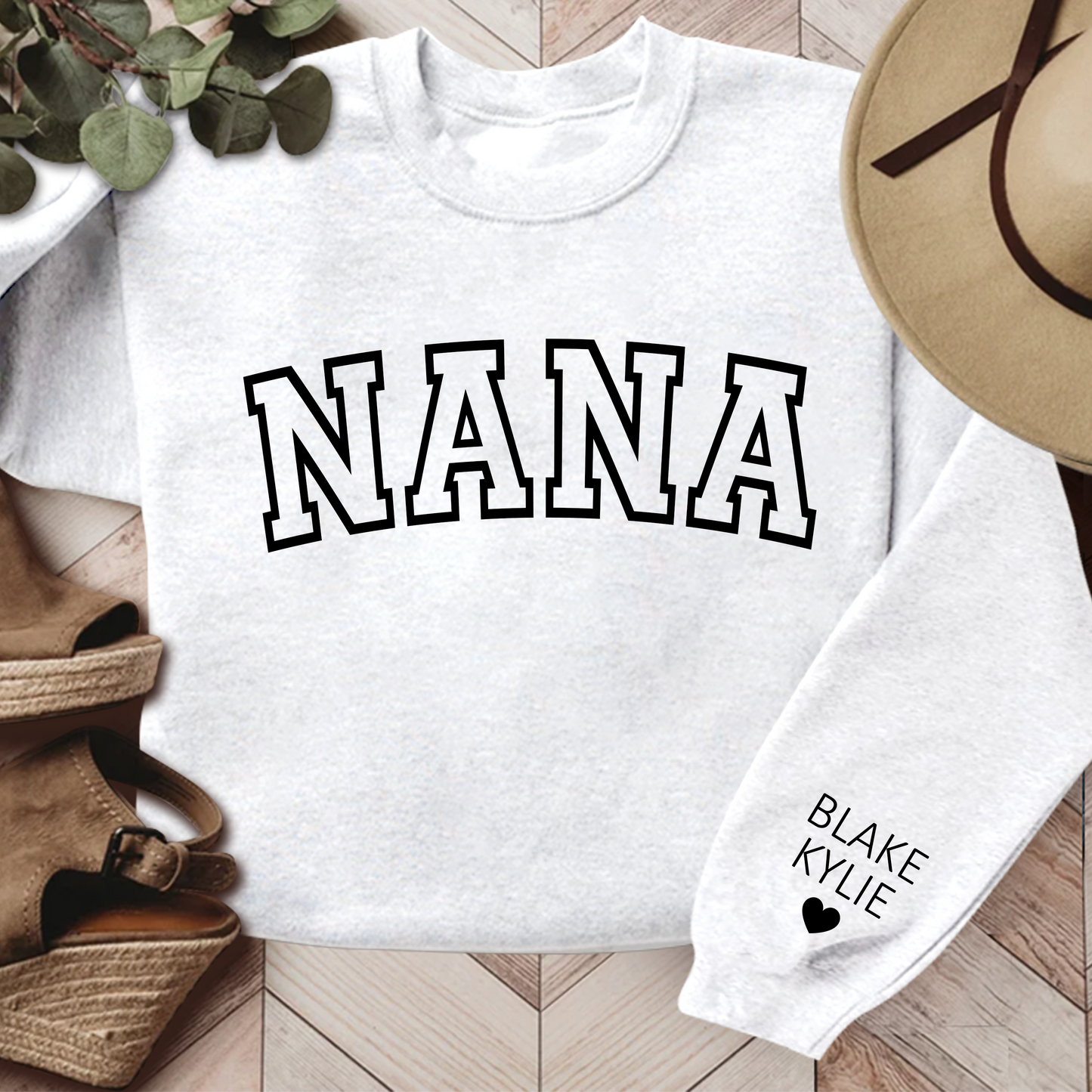 Birthday Gifts, Gift for Grandma Nana Mimi Kids Names CTH01
