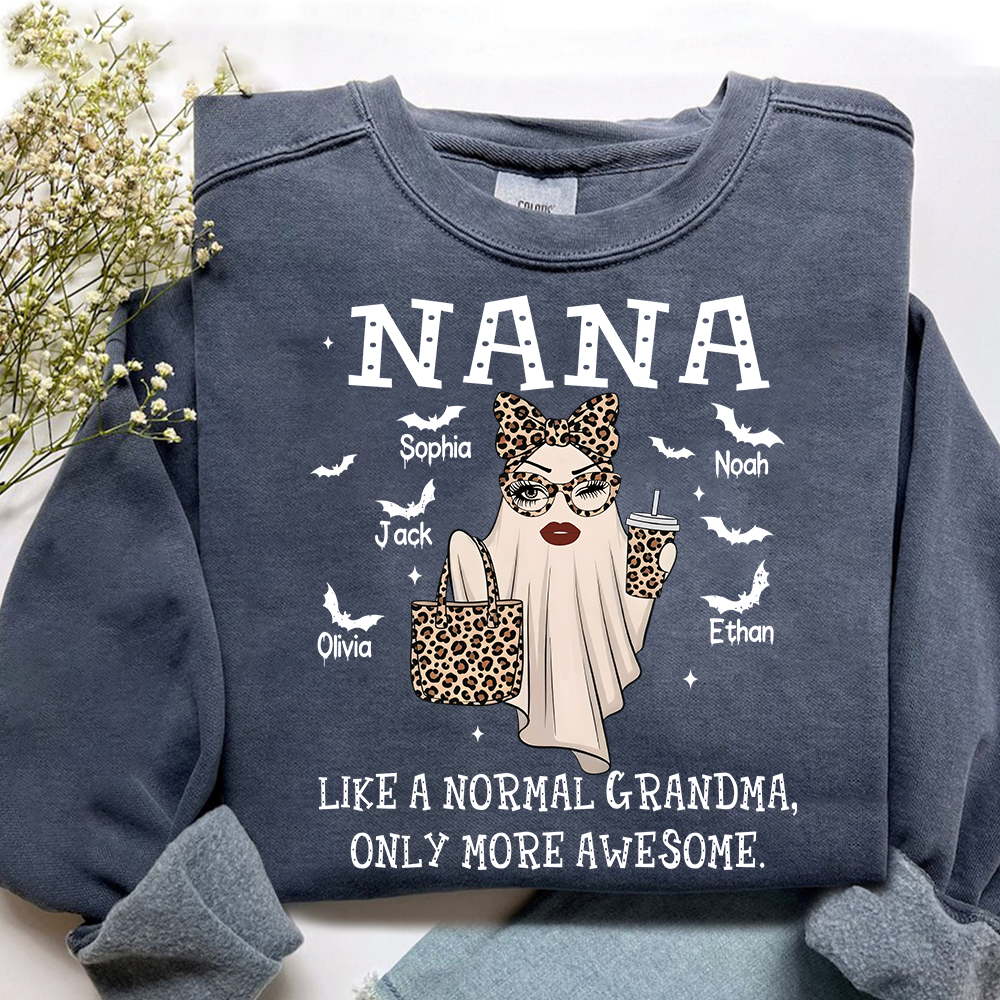 Nana Like A Normal Grandma Only More Awesome, Customized Gifts for Grandma and Grandchild