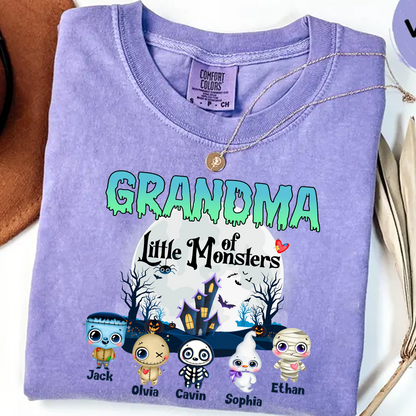 Personalized Custom Grandma Little Of Monsters cute T-Shirt