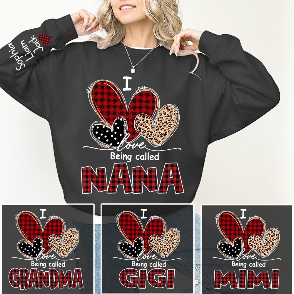 Custom I Love Being Called Mimi Sweatshirt, Grandma Shirt with Kids Names, Mother's Day Gift for Grandma
