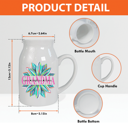 Grandma Flower CG733 Ceramic Flower Vase, Mother's Day Gifts