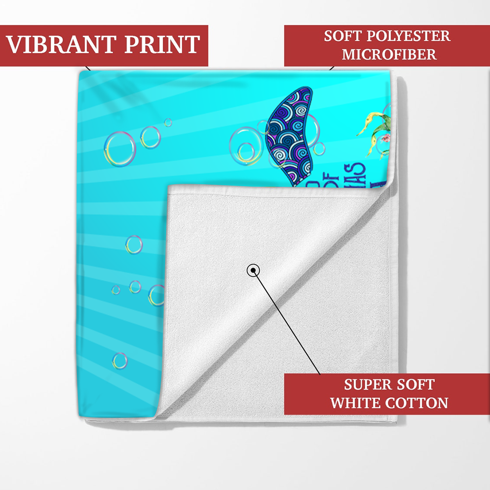 Personalized Sea Turtle Beach Towel, Sea Turtle Gifts For In A World Full Of Grandmas Be A Grandma, Sea Turtle Pool Towel, Sea Turtle