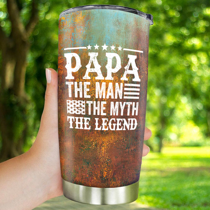Personalized Water Cup, Custom Nickname The Man The Myth The Myth The Legend. Portable Water Cup With Lid