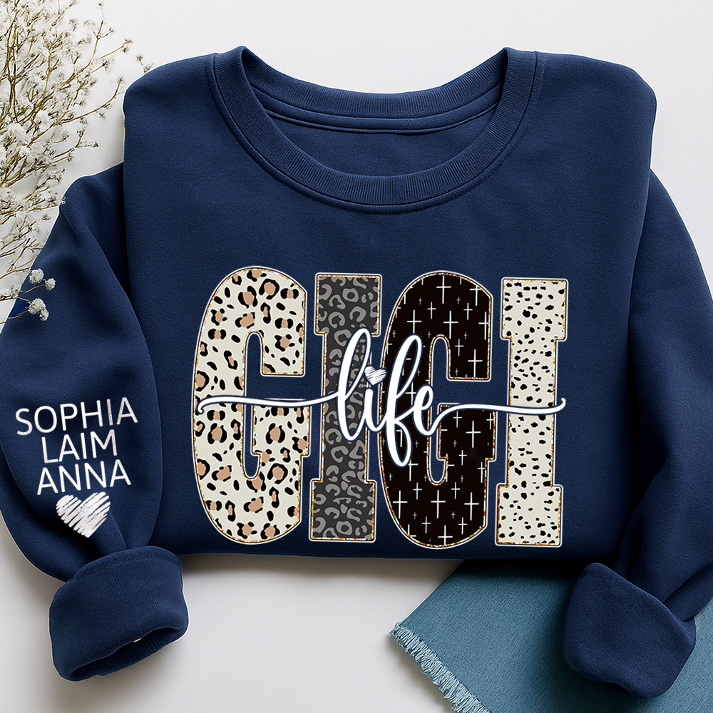 Custom Gigi Life Leopard Bible Style Design, Custom Gift For Gigi And Her Grandchildren