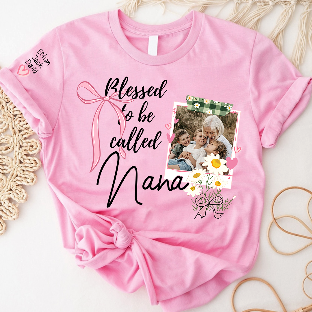 Custom Mother's Day Design Blessed To Be Called, Grandma Plant Seeds Of Love For Gift Nana And Kids