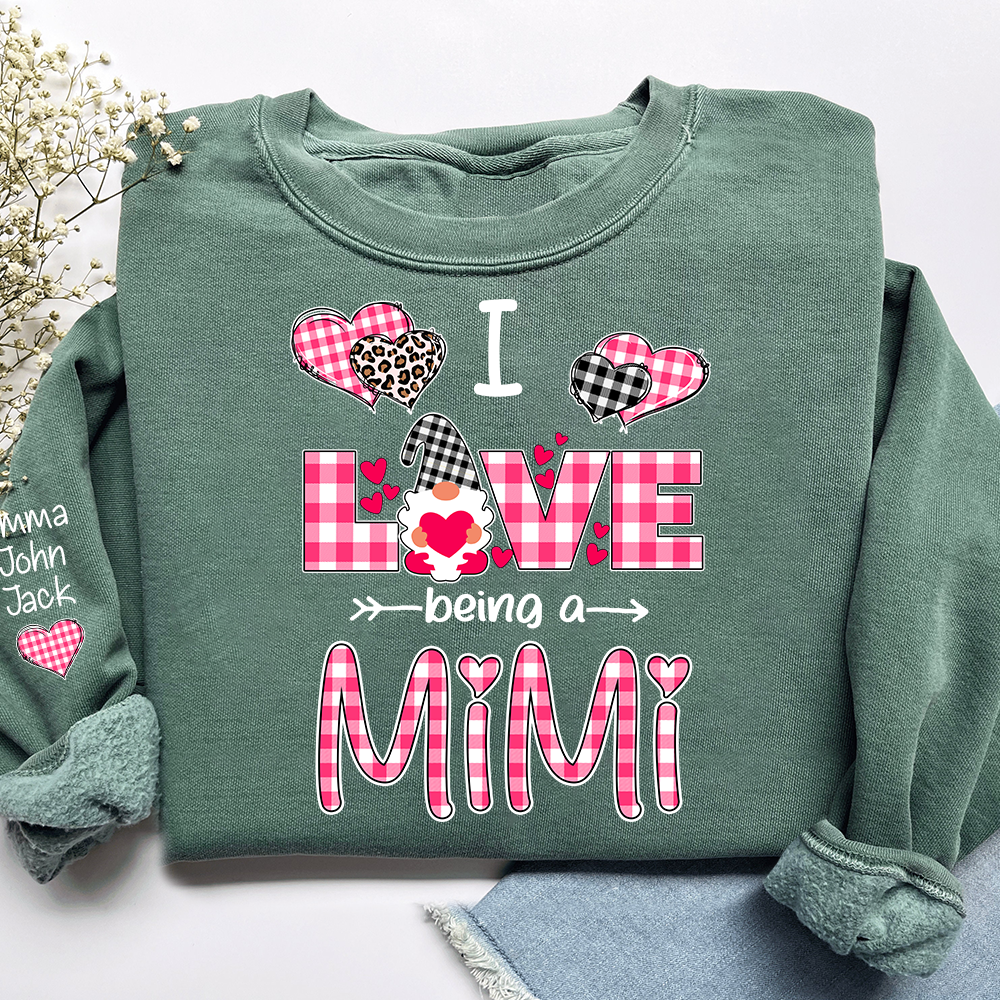 Valentine I Love Being a Mimi, For Gift Grandma And Kids