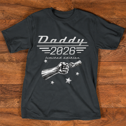 Dad Limited Edition T-Shirt – Personalized Fist Bump Design Gift for Father Papa Birthday Fathers Day