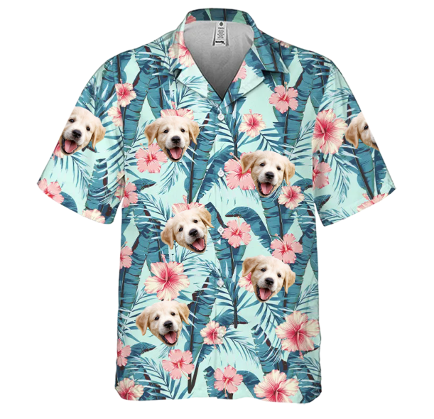 Custom Hawaiian Shirt With Face Baby, Custom Photo Tropical Vibes Only - Family Personalized Face Custom Unisex Hawaiian Shirt