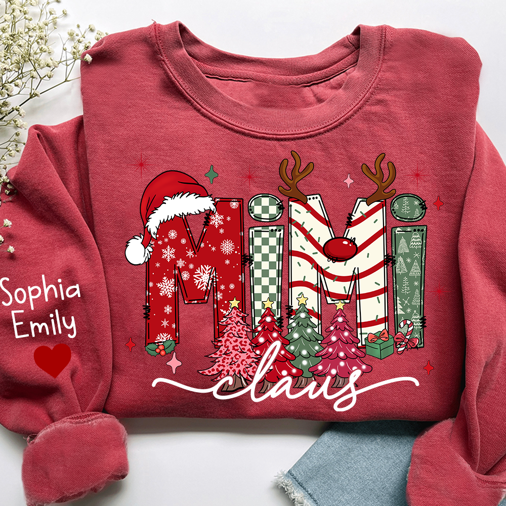 Personalized Christmas Grandma, Tree Christmas For Grandma, Gift Gigi And Kids