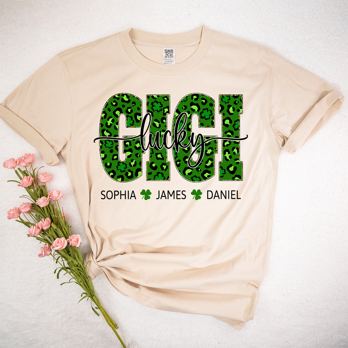 Lucky Gigi Shirt St Patrick’s Day, Personalized Gigi Shamrock Name Shirt