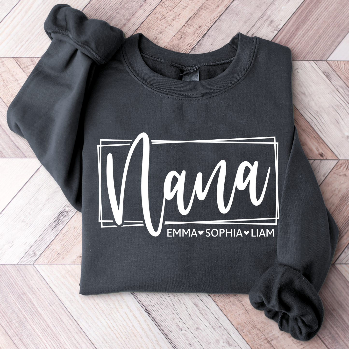 Custom Nana And Grandkids Sweatshirt