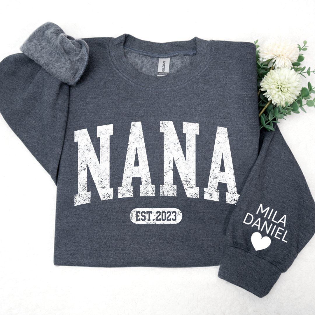 Personalize Nana, Mimi, Grandma And Kids CTH01 Sweatshirt