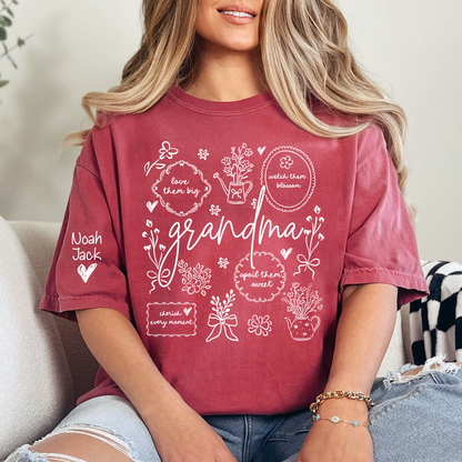 A Classic Floral Print T-shirt For Grandma, The Perfect Mother's Day Gift