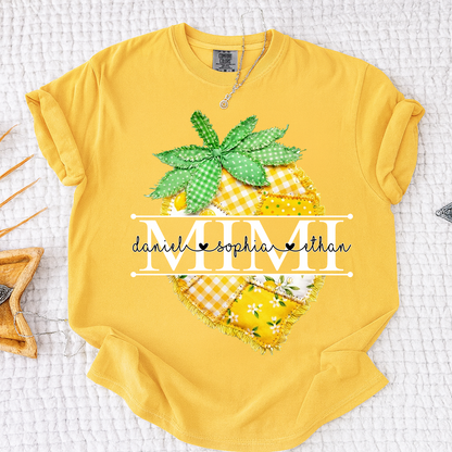 Comfort Colors® Personalized Mimi Lemon Shirt, Sweet Summer Fruit Grandma Gift