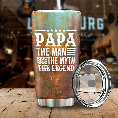 Personalized Water Cup, Custom Nickname The Man The Myth The Myth The Legend. Portable Water Cup With Lid