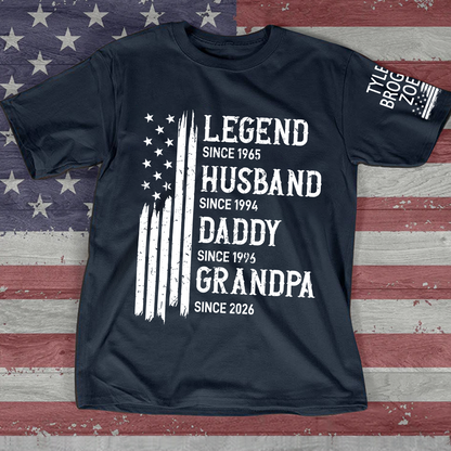 Personalized Legend Husband Dad Grandpa Custom with Custom Grankids Names