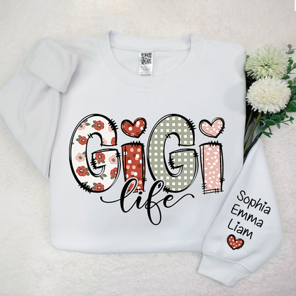 Custom Gigi Life And Grandkids Sweatshirt