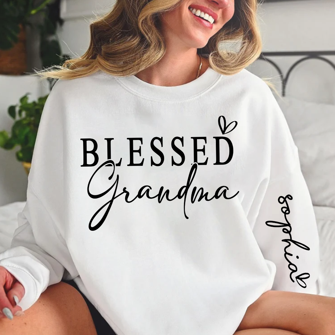 Custom Blessed Grandma And Kids LTP01