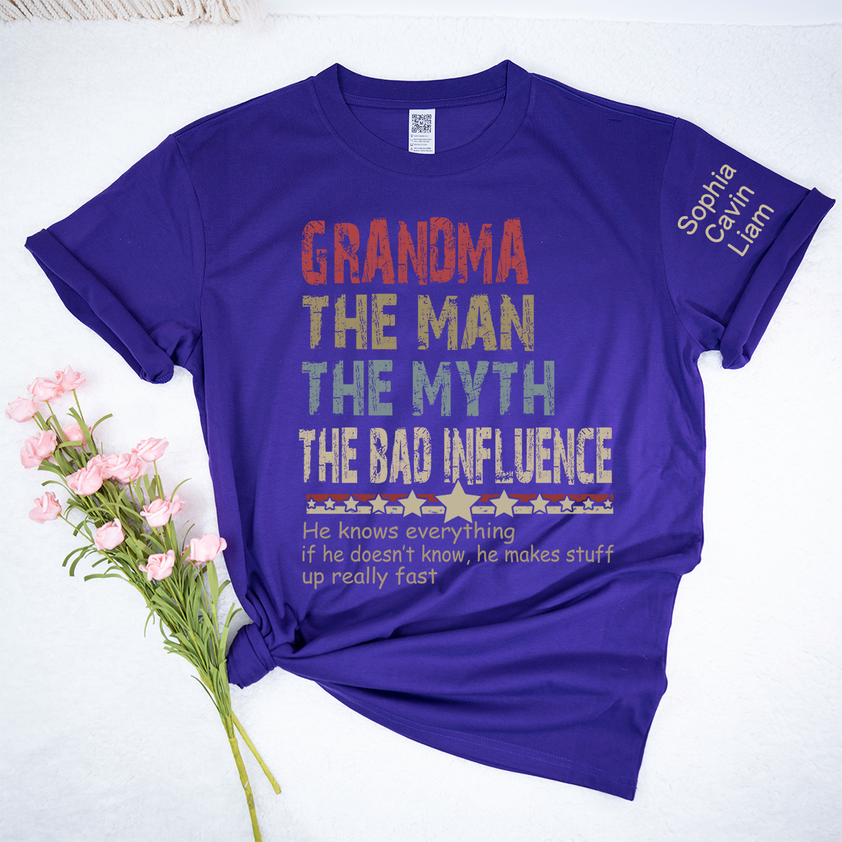 Custom Grandma Legend Influence T-Shirt