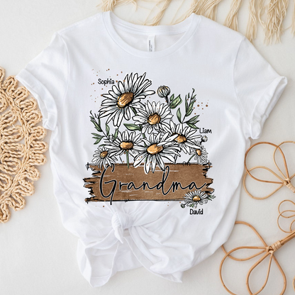 Daisy Wildflowers Grandma And Kids LTP01