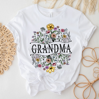 Wildflowers Sketch Grandma And Kids LTP01
