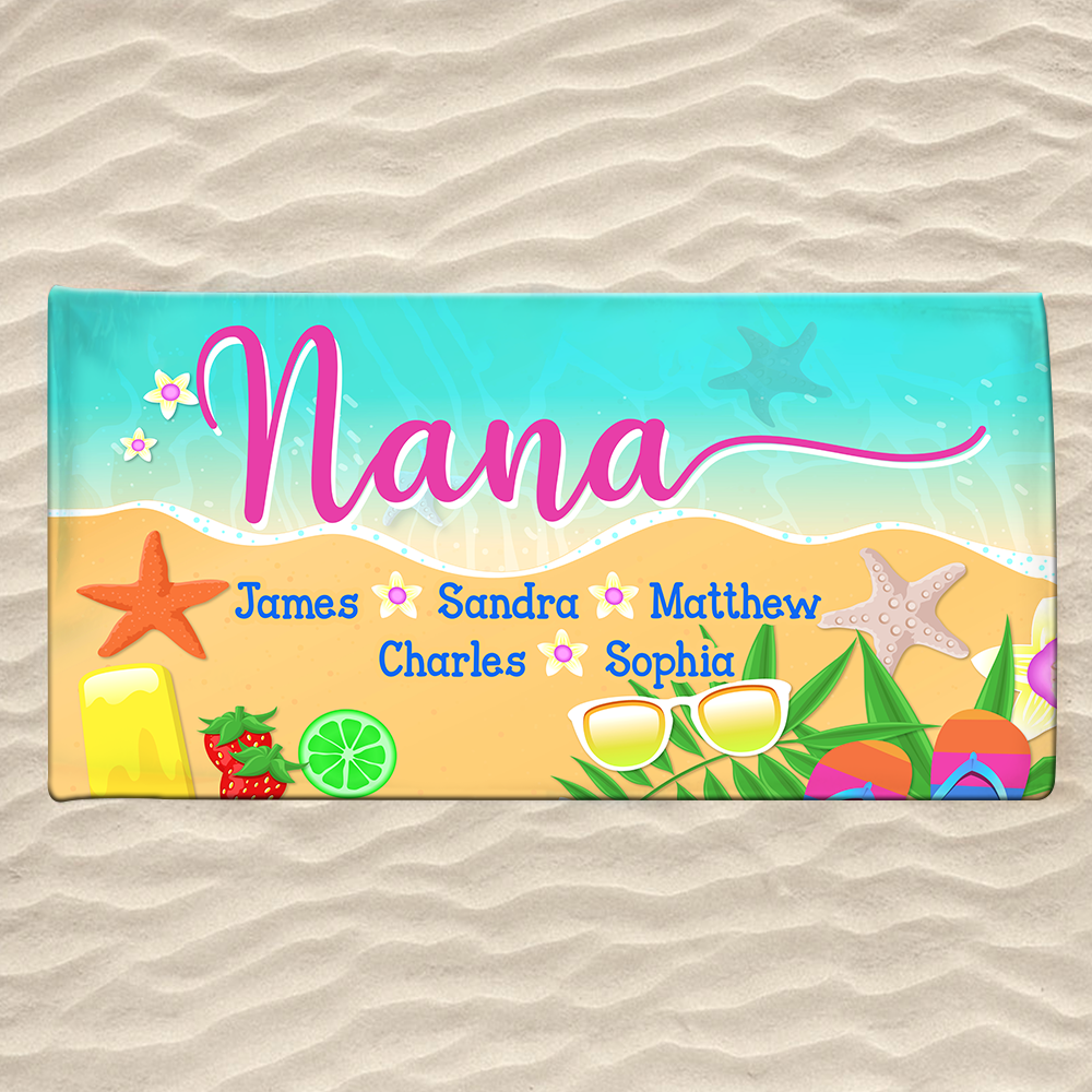 Beach Towels for Grandma, Gifts For Nana And Kids, Bath Towels For Summer