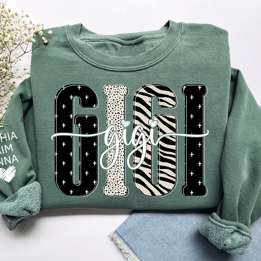 Bible Style Design, Faith Sublimation Customized Gigi Gifts for Grandma And Kids