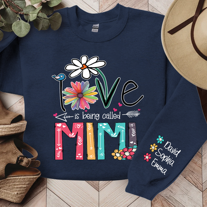 Love Is Being Called Mimi And Grandkids TH Sweatshirt